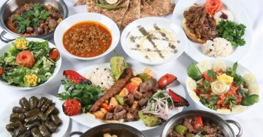 A table of full Turkish food. (Shutterstock Photo)