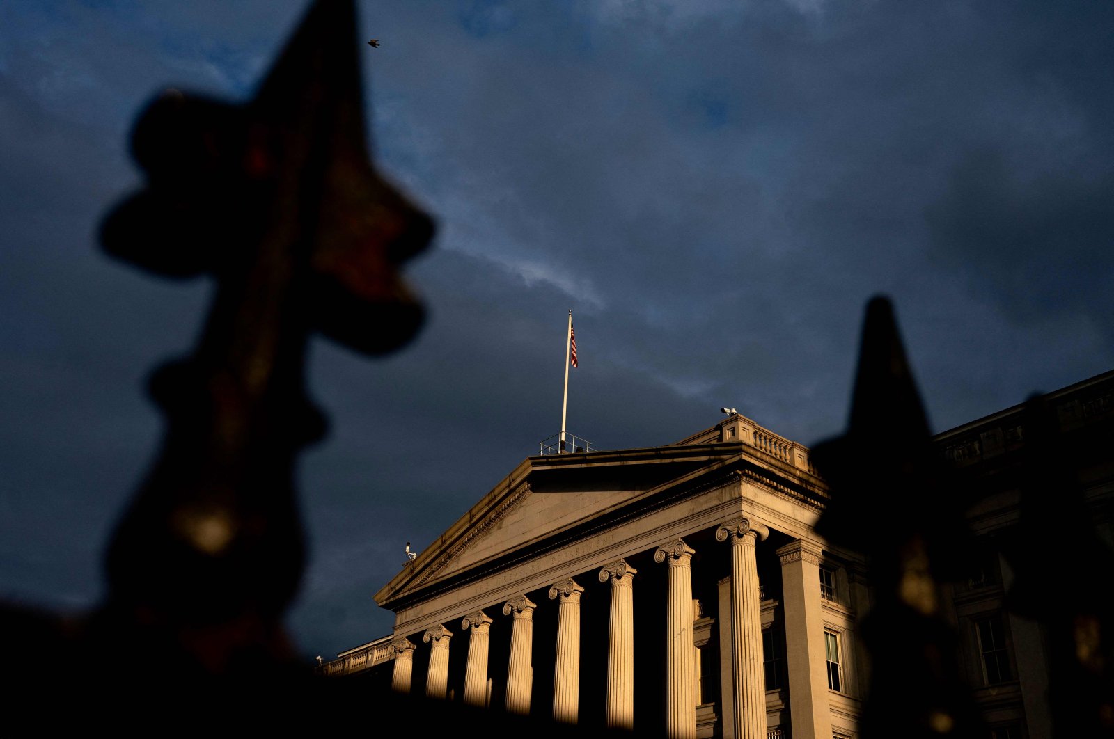 The Treasury Department in Washington, D.C., U.S., Feb. 22, 2022. (AFP Photo)