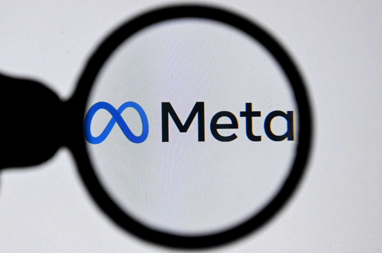 The Meta logo is seen on a laptop screen in Moscow, Russia in this file photo taken on Oct. 28, 2021. (AFP Photo)