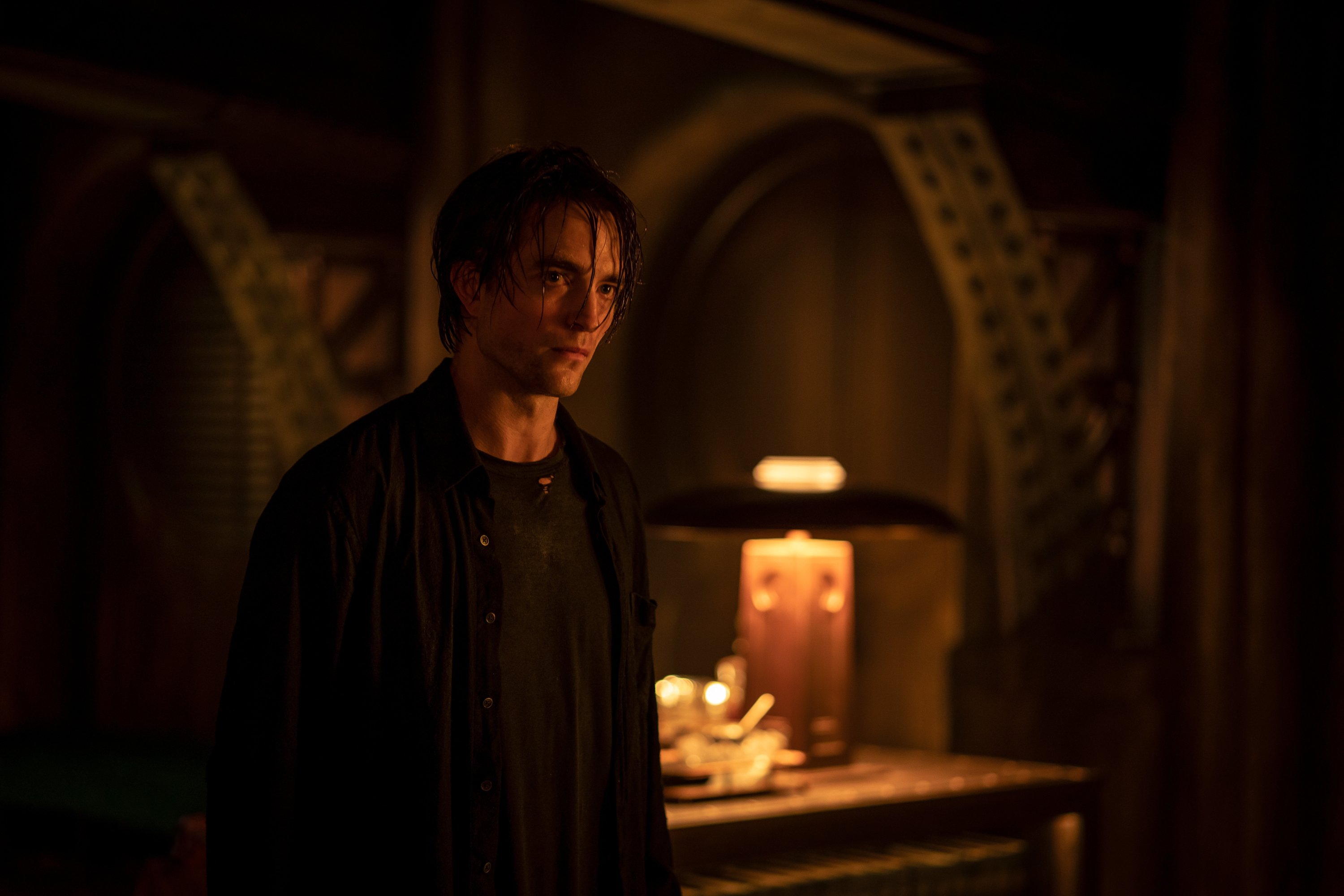 This image released by Warner Bros. Pictures shows Robert Pattinson in a scene from 