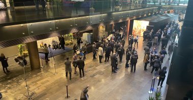 Attendees take part in the Climate Council on its third day in Konya, central Turkey, Feb. 23, 2022. (AA Photo)