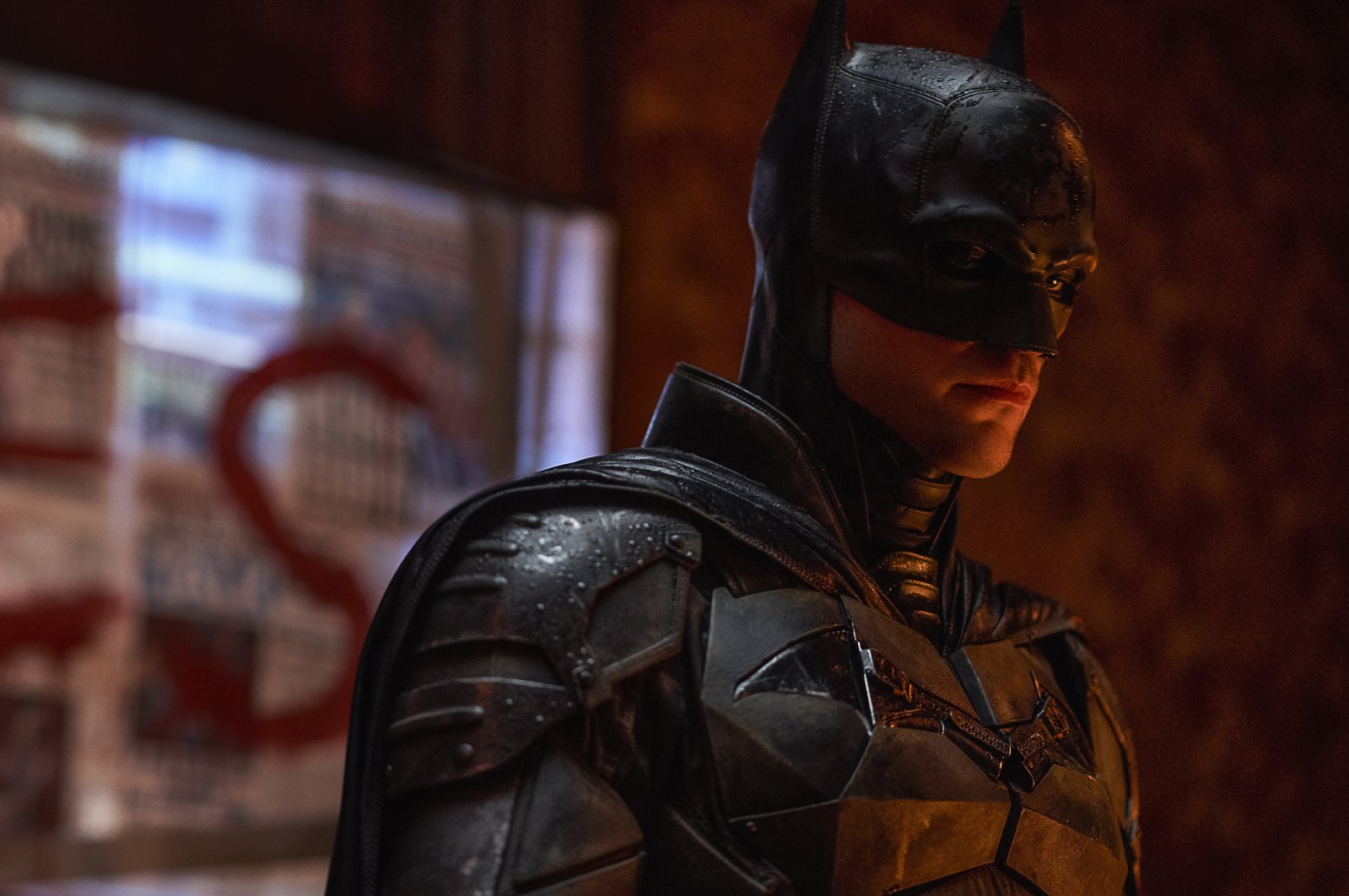 This image released by Warner Bros. Pictures shows Robert Pattinson in a scene from &quot;The Batman.&quot; (AP Photo)