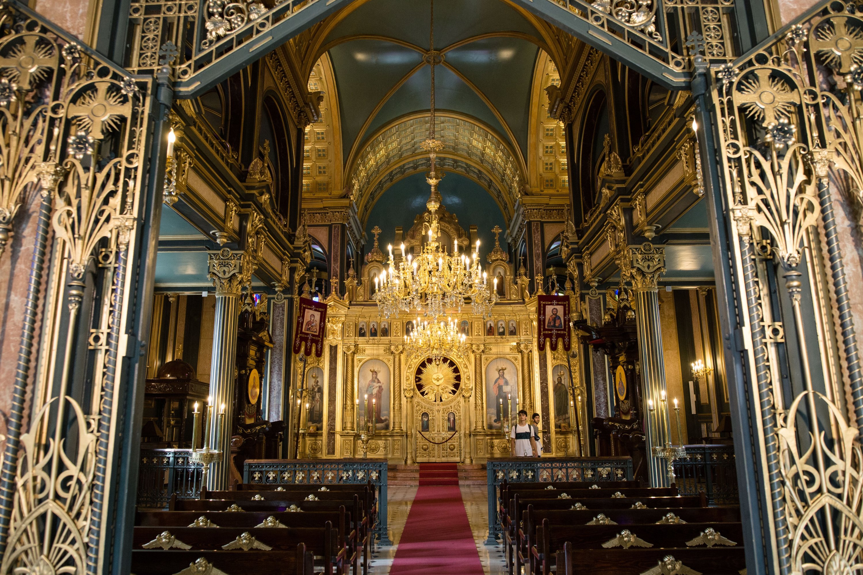 An interior view from the Church of Sveti Stefan, Istanbul, Turkey, June 6, 2019. (Photo by Saffet Azak) 