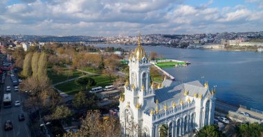 A general view from the Church of Sveti Stefan, Istanbul, Turkey, July, 1, 2018. (AA)