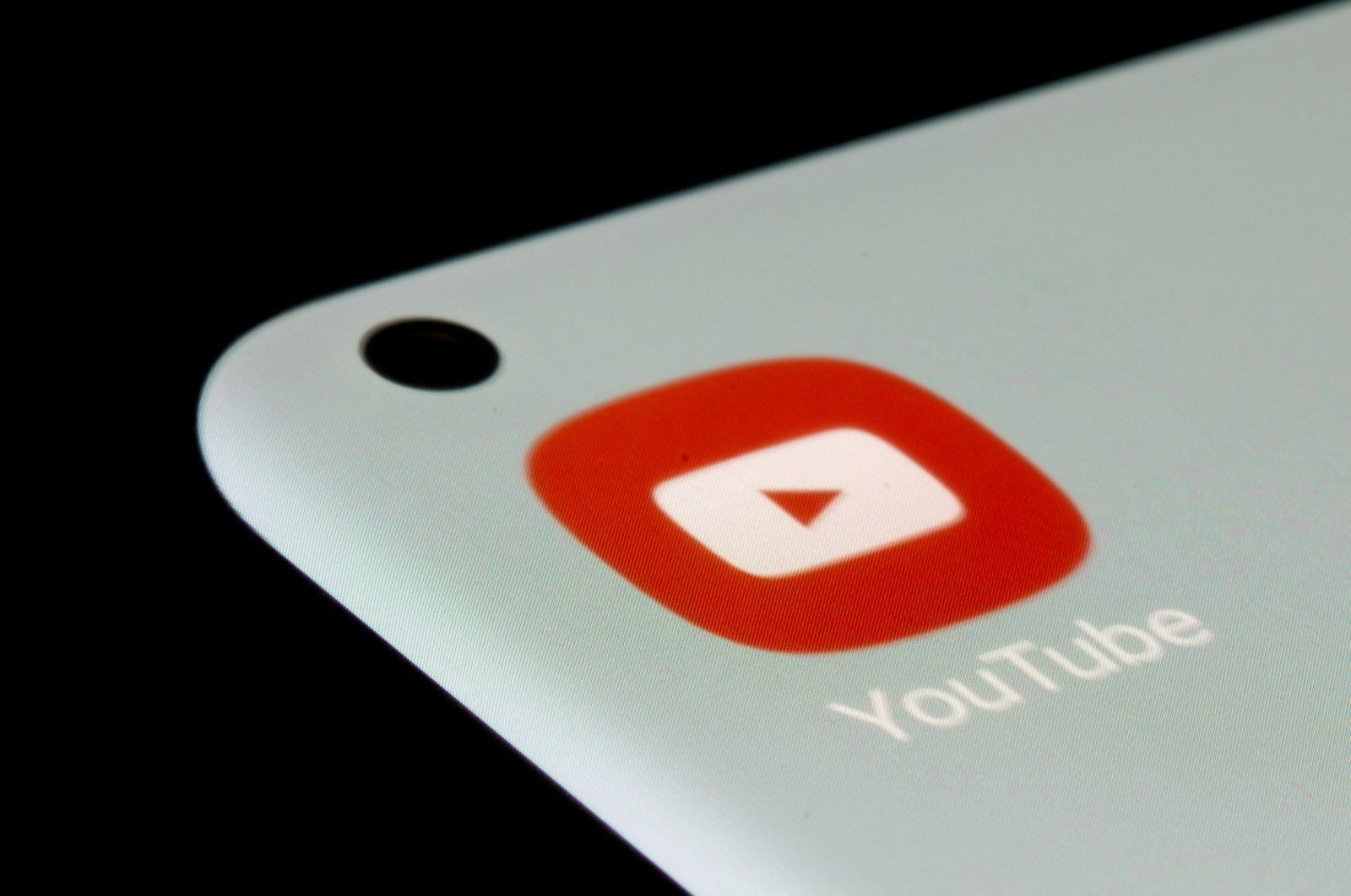 YouTube app is seen on a smartphone in this illustration taken, July 13, 2021. (Reuters Photo)