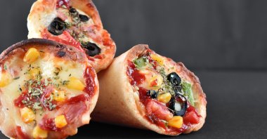 Pizza cones are unconventional for sure, but they can be organic and delicious. (Shutterstock Photo)