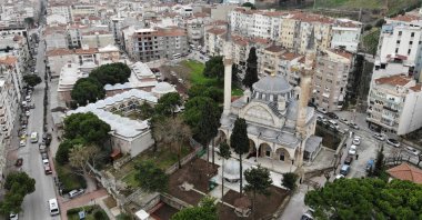 A general view from the Muradiye Mosque, Manisa, western Turkey, Feb. 25, 2021. (IHA) 