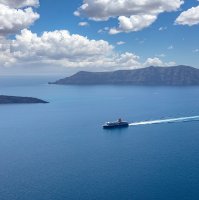 Ferry service between Turkish coasts and Greek islands has finally resumed. (Shutterstock Photo)