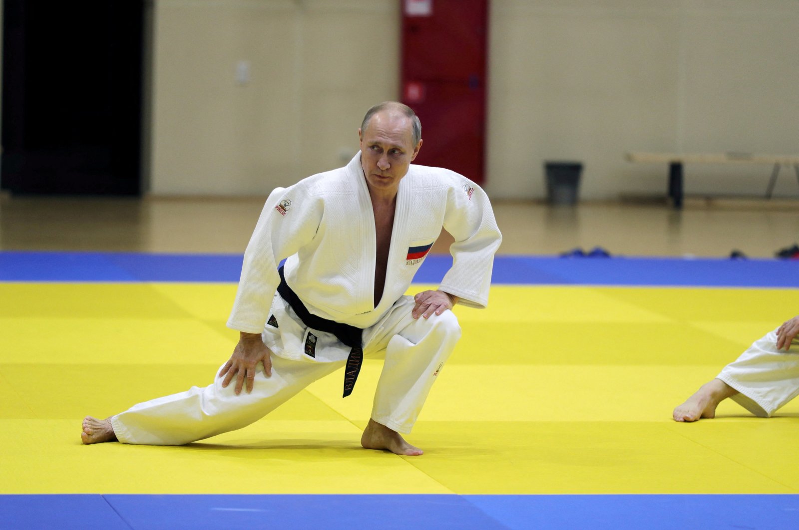 Russian President Vladimir Putin attends a judo training session in Sochi, Russia, Feb. 14, 2019. (Reuters Photo)