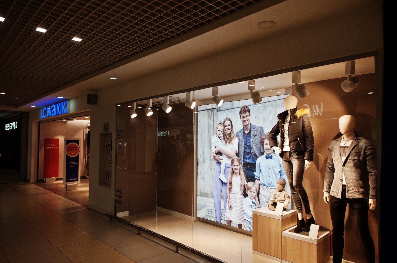 Turkish brand LC Waikiki&#039;s store in shopping mall Podolyany in Kyiv, Ukraine, Sept. 15, 2018. (Shutterstock Photo)