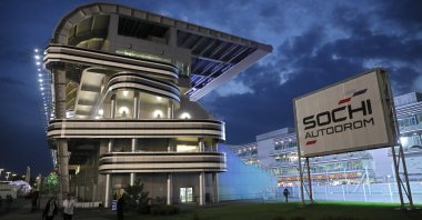 The Sochi Autodrom circuit which hosts the Russian Grand Prix is seen in Sochi, Russia, Sept. 28, 2018. (EPA Photo)
