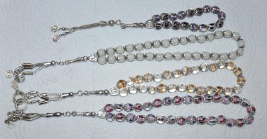 Rosary beads made by female entrepreneur Ayşegül Irmak, Yozgat, central Turkey, Feb. 28, 2022. (AA Photo)