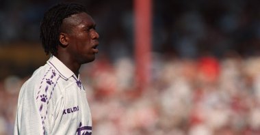 Clarence Seedorf is seen during a match in this photo taken on Mar. 14, 1997. (Reuters Photo)