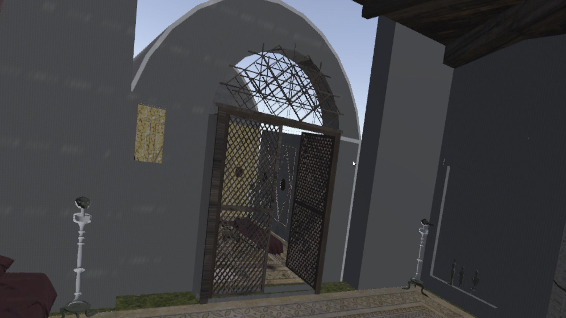 A view from the 3D version of the House of Dionysus in the metaverse. (AA Photo)