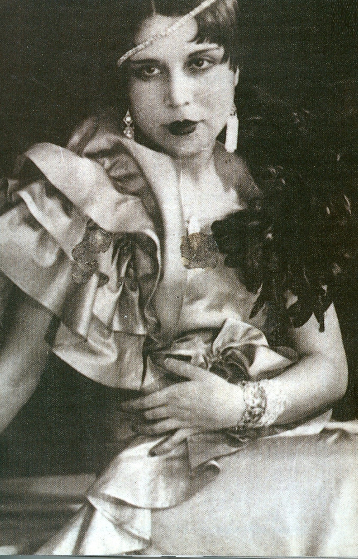 An old photo of Semiha Berksoy.  (Sabah file photo) 