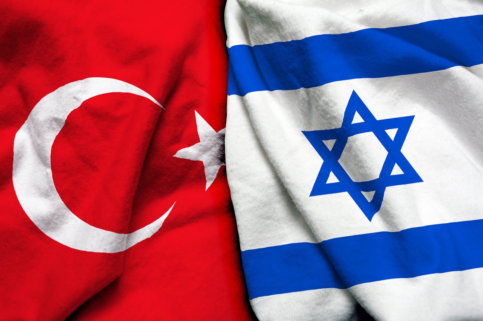 Turkey and Israel&#039;s flags in this undated photo. (Shutterstock File Photo)