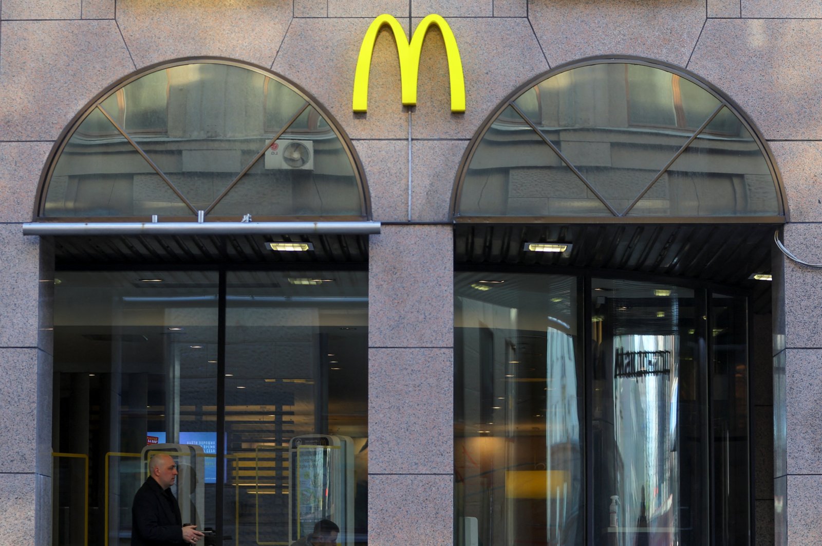 A view shows a McDonald&#039;s restaurant in central Moscow, Russia, March 9, 2022. (Reuters Photo)