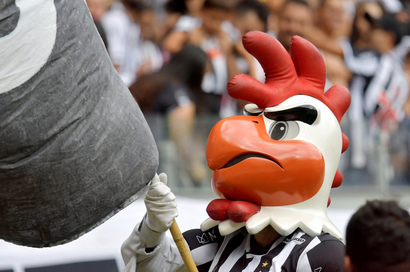 Atletico Mineiro&#039;s mascot before a match, Rio de Janeiro, Brazil, Nov. 7, 2021. (Reuters Photo)