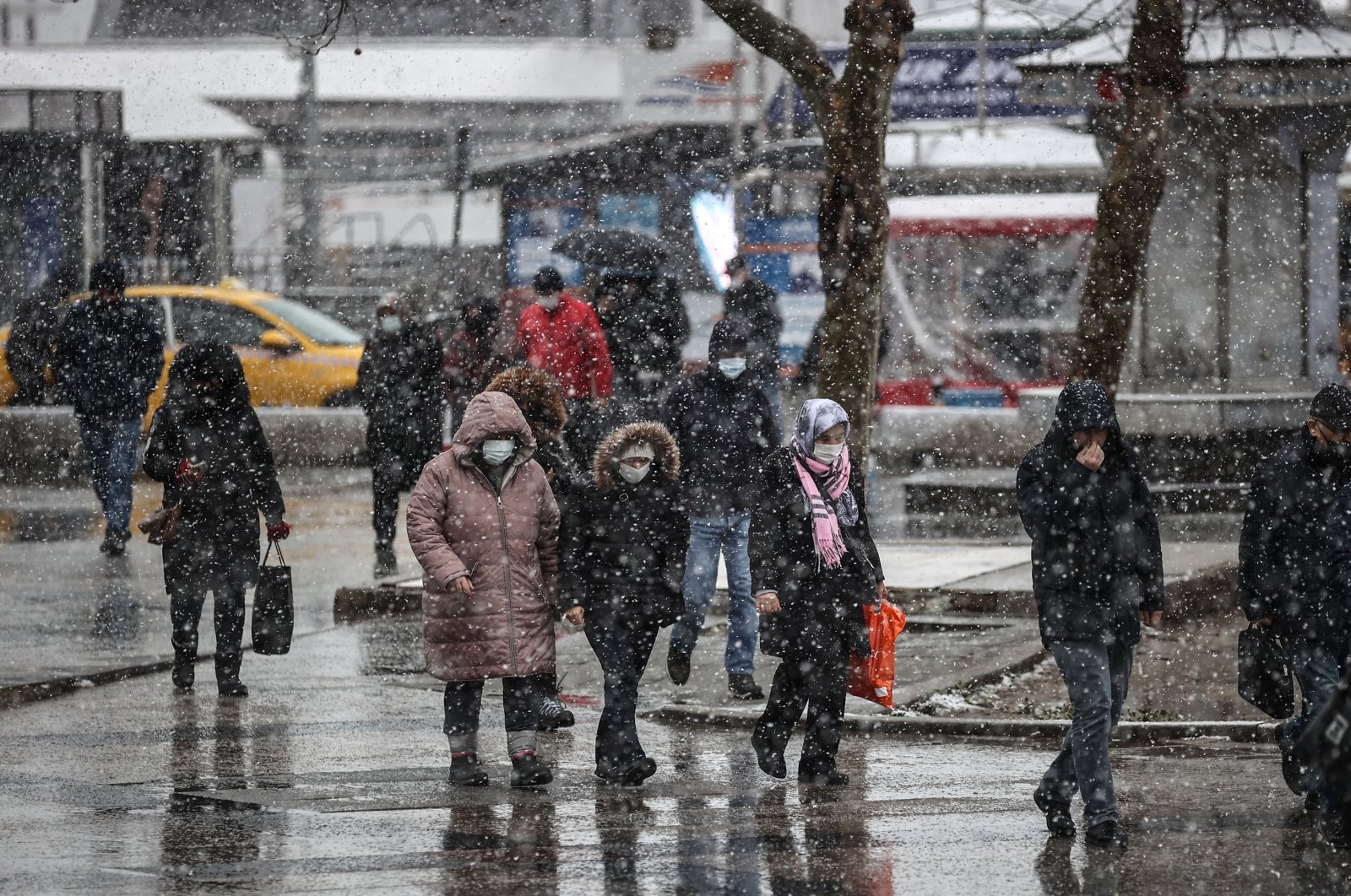 Mantra baru hujan salju melanda Istanbul, berlangsung selama 4 hari