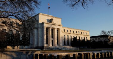 The U.S. Federal Reserve building is seen in Washington, U.S., Jan. 26, 2022. (Reuters Photo)