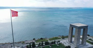 A view of Çanakkale Martyrs&#039; Memorial, in Çanakkale, western Turkey, March 13, 2022. (AA Photo)
