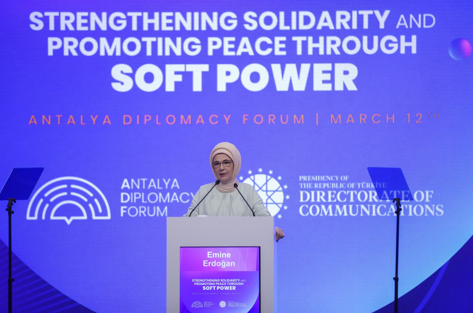 Soft power dalam diplomasi membuka jalan bagi perdamaian: Ibu Negara Turki