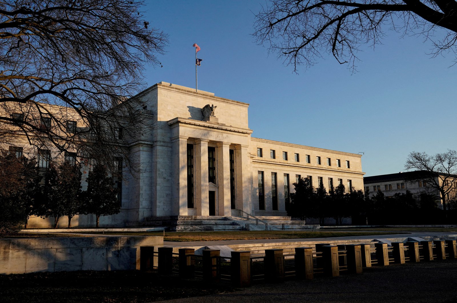 The U.S. Federal Reserve building is seen in Washington, U.S., Jan. 26, 2022. (Reuters Photo)