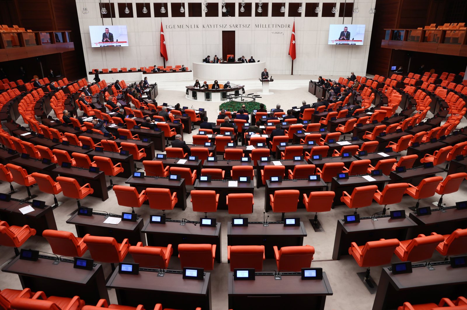 The General Assembly of the Turkish Parliament, Ankara, Turkey, Feb. 22, 2022. (AA File Photo)