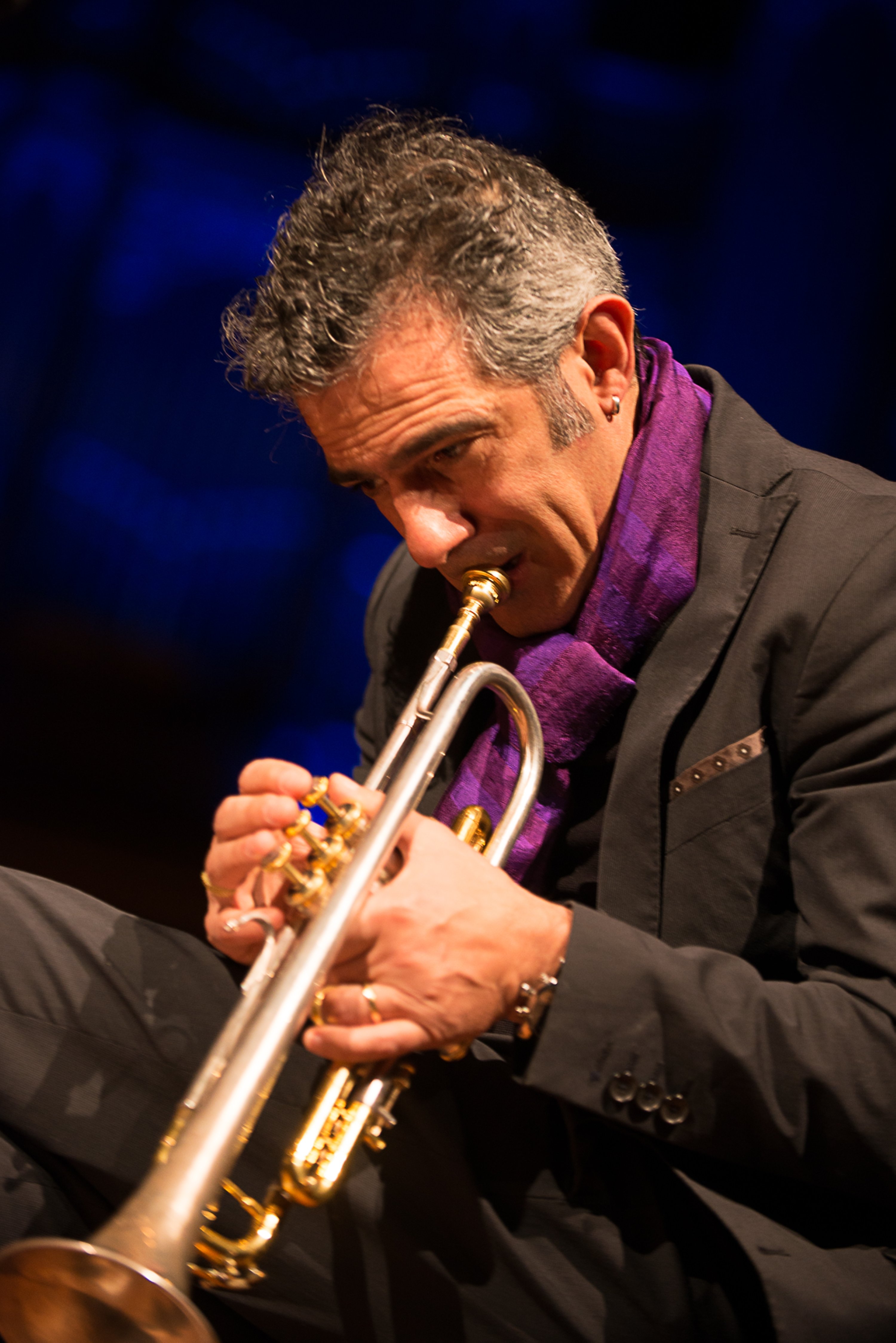 Pemain trompet Sardinia Paolo Fresu akan tampil dengan band Mare Nostrum di Festival Musik Istanbul ke-50.  (Sumber IKSV) 