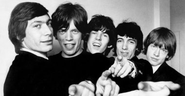 The original Rolling Stones, from left to right, Charlie Watts, Mick Jagger, Keith Richards, Bill Wyman and Brian Jones pose in London, Britain, April 23, 1964. (REUTERS) 