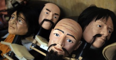 A display of the puppets prepared for the "Madam Butterfly" opera that will be staged by the Mersin State Opera and Ballet (MDOB), Mersin, Turkey, March 15, 2022. (AA Photo)