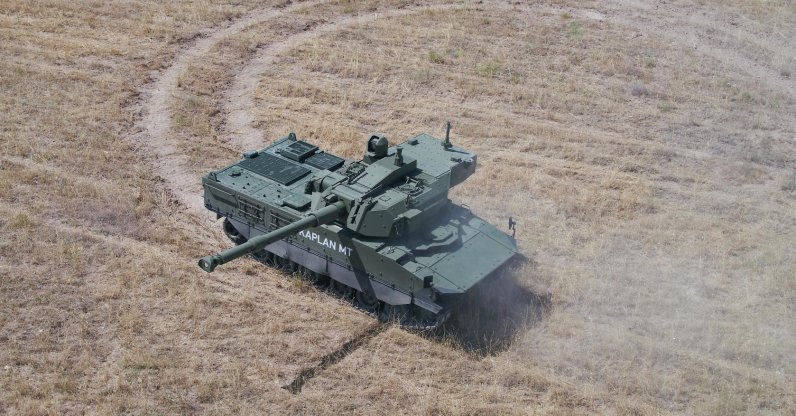 Kaplan MT tank in Ankara, Turkey, March 15, 2022. (DHA Photo)