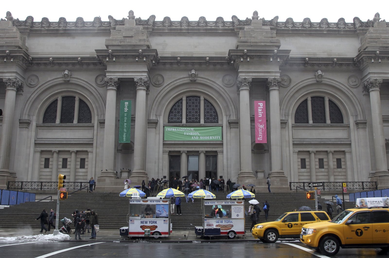 The exterior of the Metropolitan Museum of Art in New York, U.S., March 19, 2013. (AP)