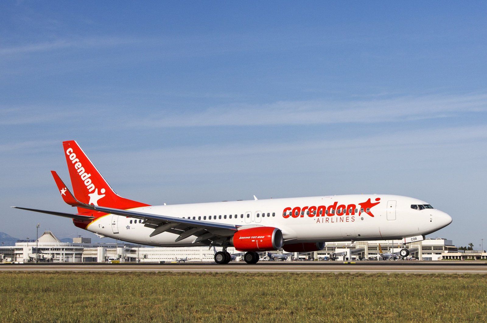 A Corendon Airlines plane is seen on the runway, March 16, 2022. (Courtesy of Corendon Airlines)