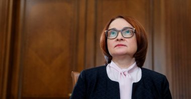 Russian Central Bank Governor Elvira Nabiullina gives an interview in Moscow, Russia May 31, 2018. (Reuters Photo)