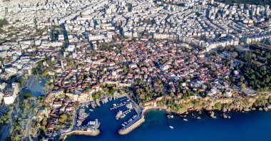 An aerial view of Antalya, southern Turkey, in this undated photo. (Shutterstock Photo)