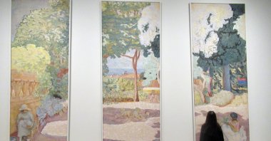 "The Mediterranean Sea" by Pierre Bonnard is among the works in the legendary Morozov collection at the Fondation Louis Vuitton. (DPA Photo)