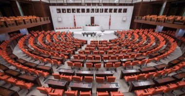 A view of the interior of the Turkish Parliament, in the capital Ankara, Turkey, Oct. 1, 2018. (AA File Photo)