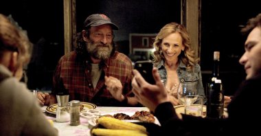 This image released by Apple TV  shows Troy Kotsur (L) and Marlee Matlin in a scene from "CODA." (AP)