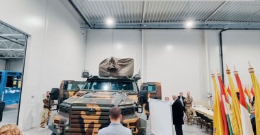 Gidran armored vehicle based on Nurol Makina's Ejder Yalçın 4x4 Mine Resistant Ambush Protected vehicles seen in this undated file photo. (Photo:@nurolmakina)