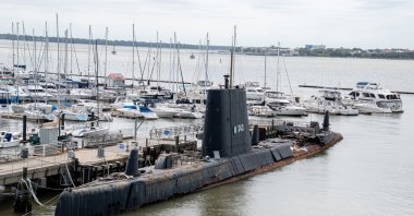 The USS Clamagore submarine located at Patriot&#039;s Point near Charleston, South Carolina, U.S. (Shutterstock Photo)