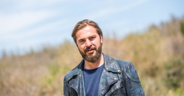 Engin Altan Düzyatan poses during an interview, April 10, 2016. (Photo by Murat Şengül)