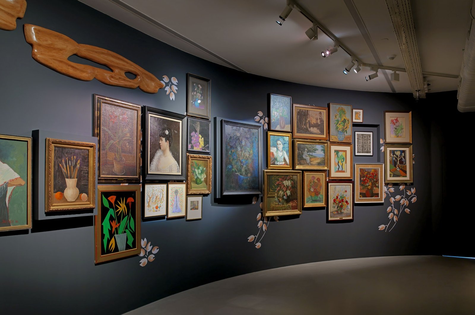 A view from "I-You-They: A Century of Artist Women" at Meşher. (Courtesy of Meşher)
