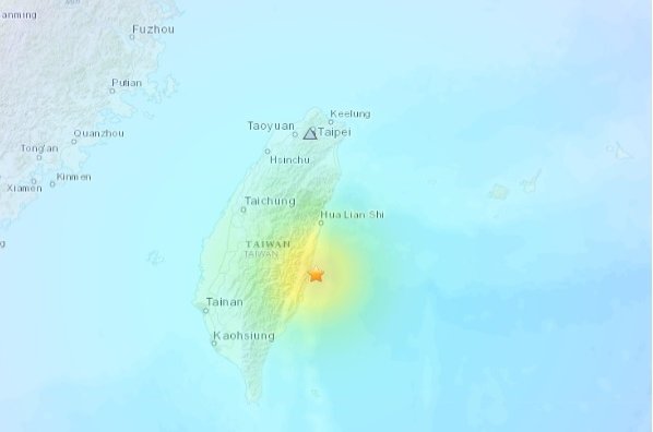 Gempa ganda mengguncang Taiwan tenggara, tidak ada kerusakan
