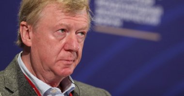 Anatoly Chubais, special representative of Russian President Vladimir Putin, attends a session of the St. Petersburg International Economic Forum (SPIEF) in Saint Petersburg, Russia, June 3, 2021. (Reuters Photo)