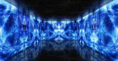 Can Büyükberber, “Primordial Force,” 2021, audiovisual installation. (Courtesy of Akbank Sanat)