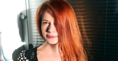 Late journalist Oksana Baulina is seen in this undated photo (Photo taken from Twitter / @nexta_tv)