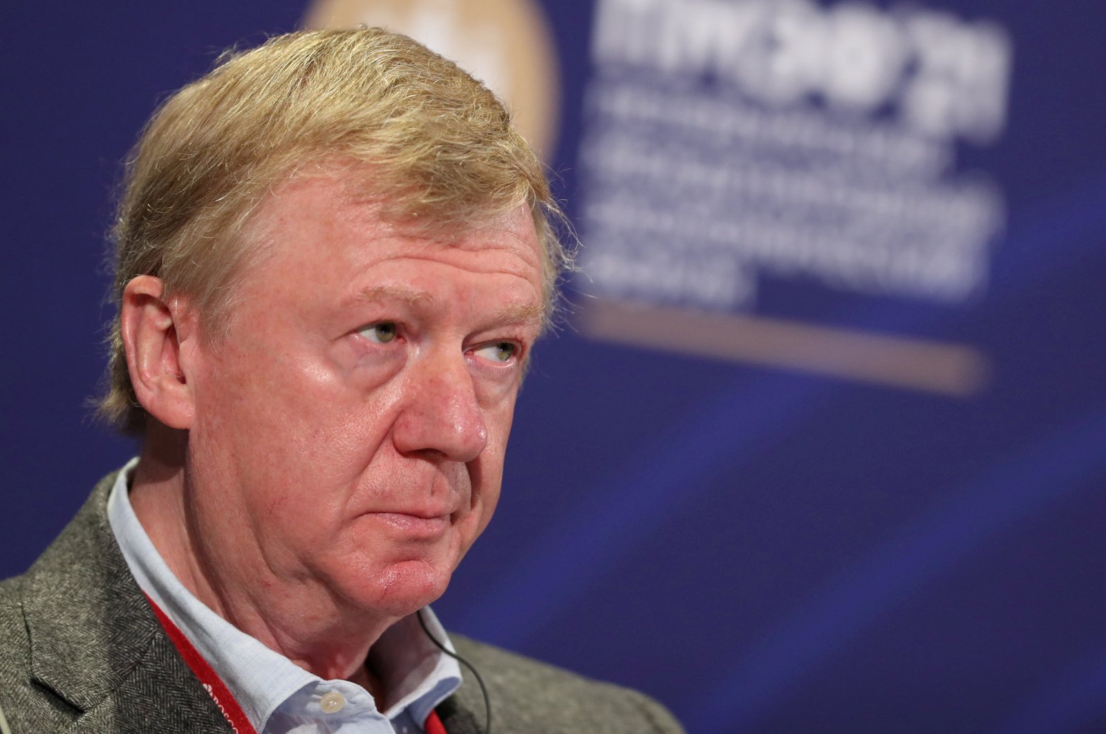 Anatoly Chubais, special representative of Russian President Vladimir Putin, attends a session of the St. Petersburg International Economic Forum (SPIEF) in Saint Petersburg, Russia, June 3, 2021. (Reuters Photo)