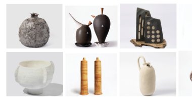 A combination of pieces from the "8 women" ceramic exhibit, Istanbul, Turkey. (Instagram / @vakko)