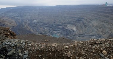 A general view shows the Zapolyarny mine of Medvezhy Ruchey enterprise, which is a subsidiary of the world&#039;s leading nickel and palladium producer Nornickel, in the Arctic city of Norilsk, Russia, Aug. 24, 2021. (Reuters Photo)